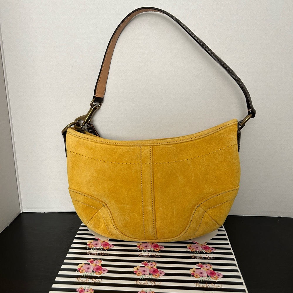 Coach 4284 Golden Suede hobo small